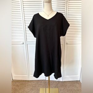 SOLD💗 Emery Rose Black Dress/Beach Cover Up with Butterfly Cut Out on Back | M